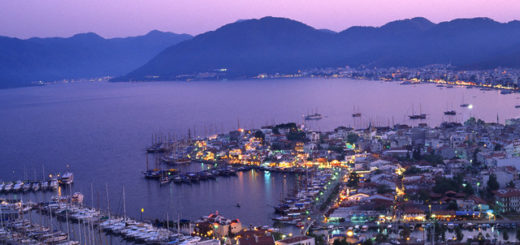 Boats Docked at Marinas on Waterfront