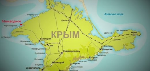 Крым карта